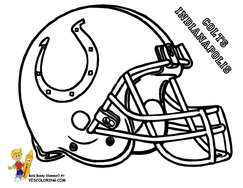 Football Team - Coloring Pages for Kids and for Adults