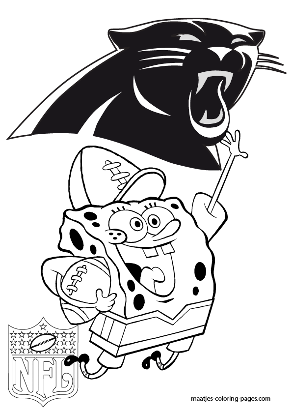 204 Cute North Carolina Panthers Coloring Pages for Kids
