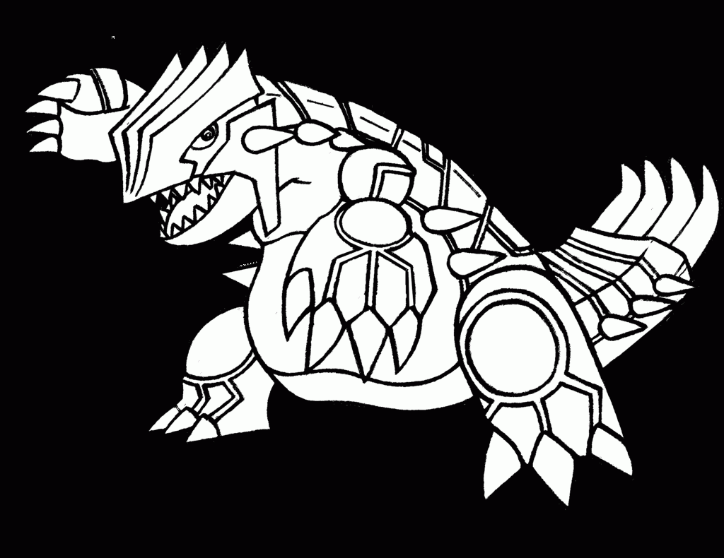 Free Groudon Coloring Pages Az Coloring Pages - Widetheme