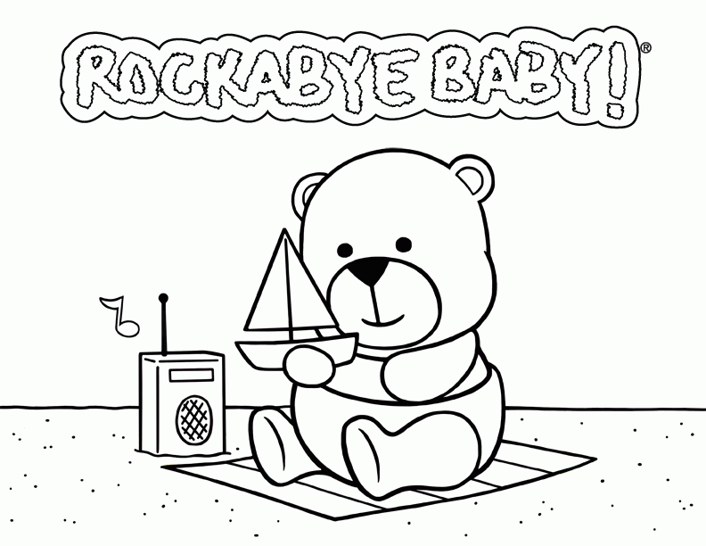 Printable Baby Shower - Coloring Pages for Kids and for Adults