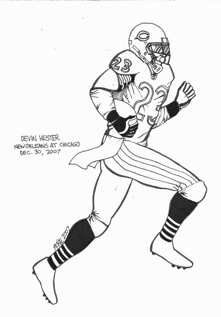 Coloring Pages Of Nfl Football Players - High Quality Coloring Pages