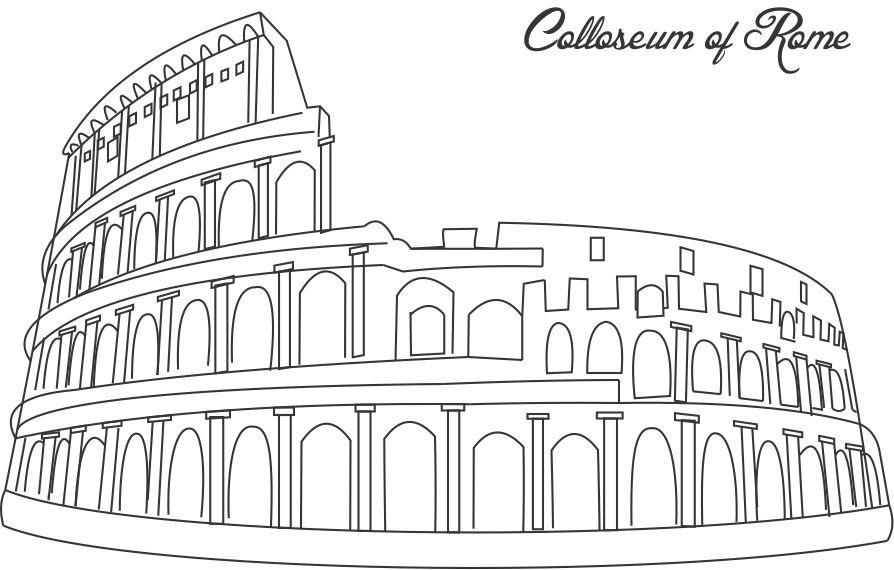 Free Coloring Pages Ancient Rome 7