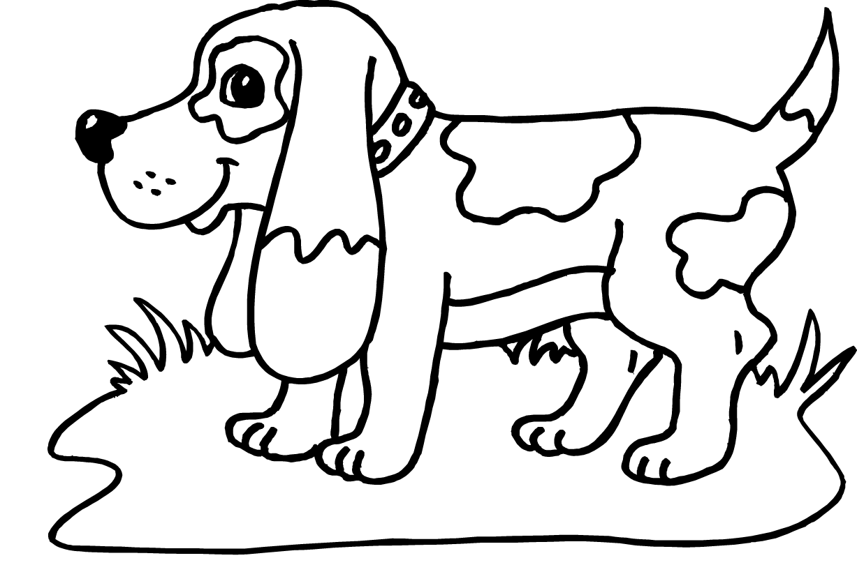Pug Puppy Coloring Page - Coloring Home