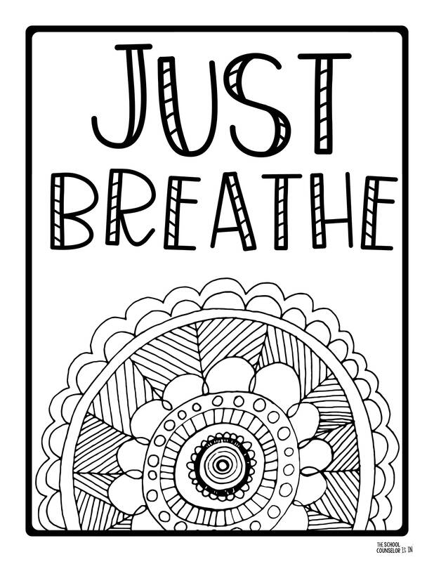 Mindfulness Coloring Pages - SUNRISE ELEMENTARY SCHOOL
