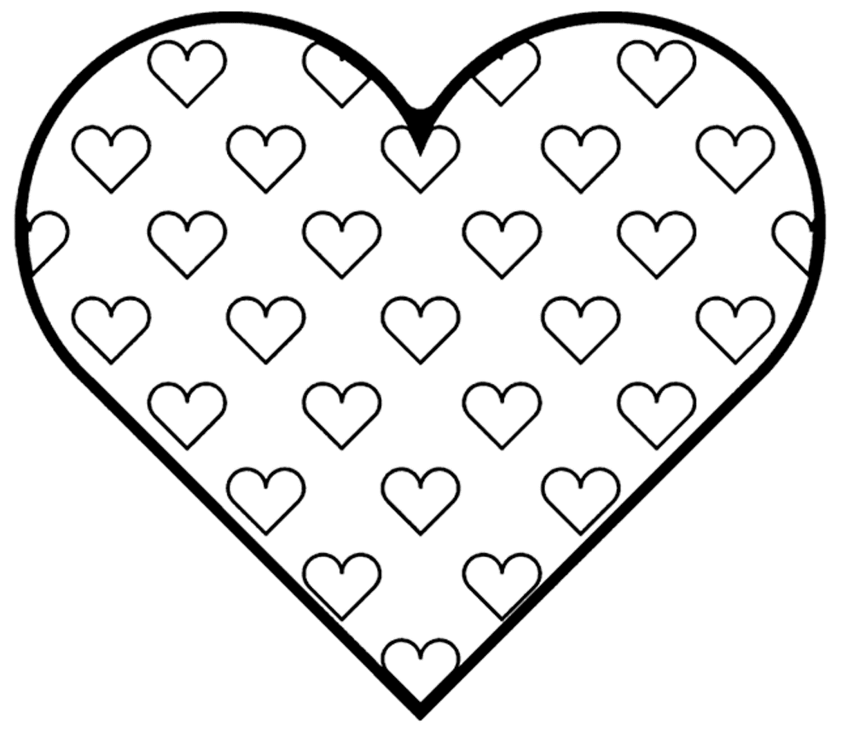 Big Love Valentine Coloring Pages | Valentine Coloring pages of ...