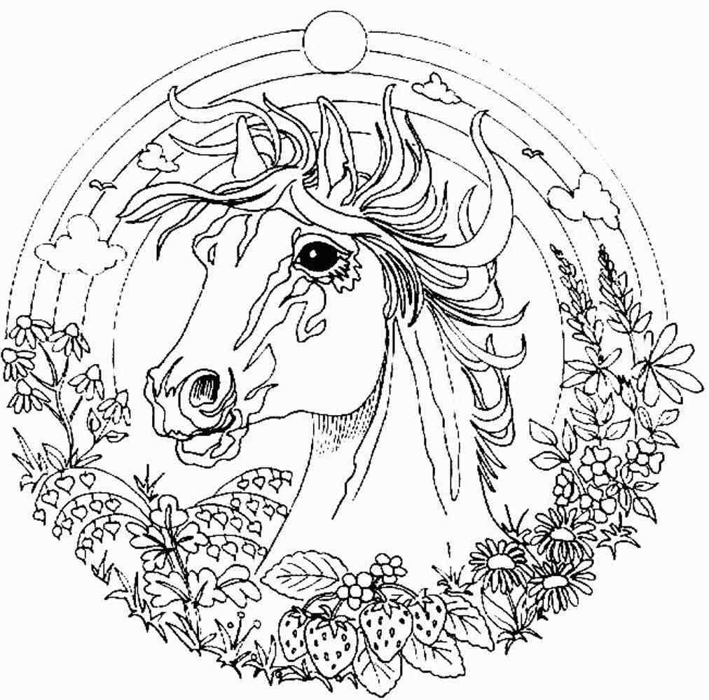 Challenging Coloring Pages For Adults Full Page - Coloring Pages ...