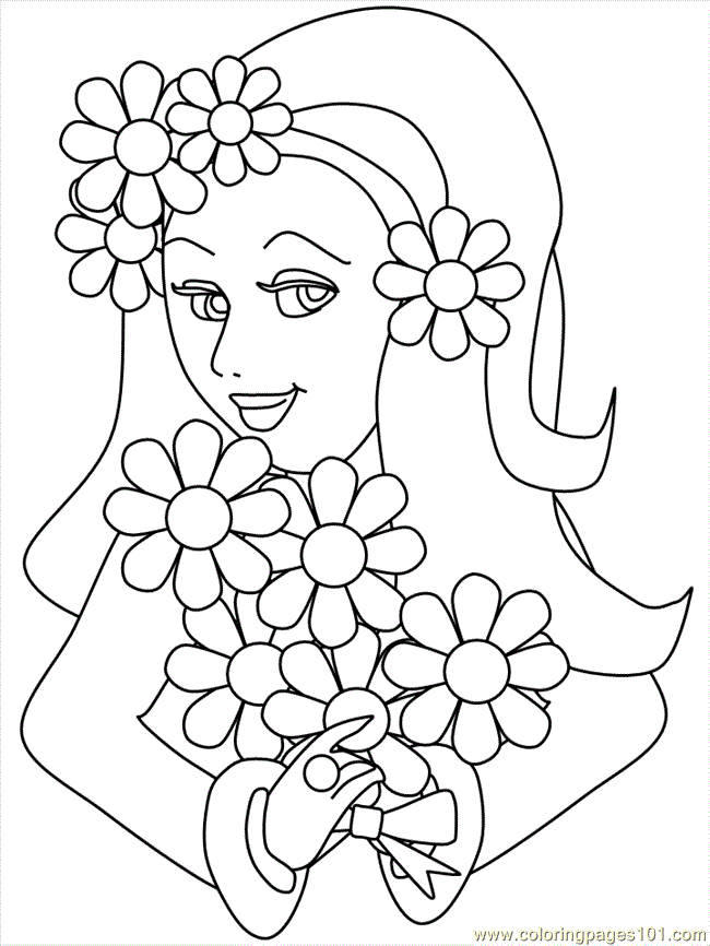 Cute Girly Coloring Pages | Other | Kids Coloring Pages Printable