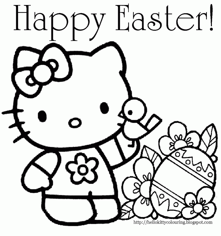 Download Hello Kitty Happy Birthday Coloring Pages - Coloring Home