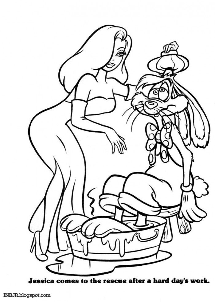Roger Rabbit Coloring Pages