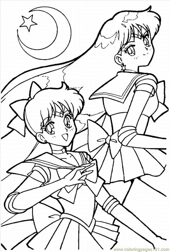 Coloring Pages Sailor Moon05 (Cartoons > Sailor Moon) - free 