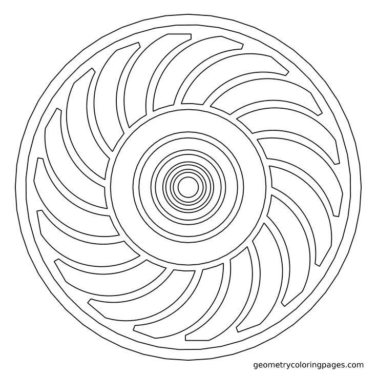 Pin by Geometry Coloring Pages on Geometry & Mandala Coloring Pages |…
