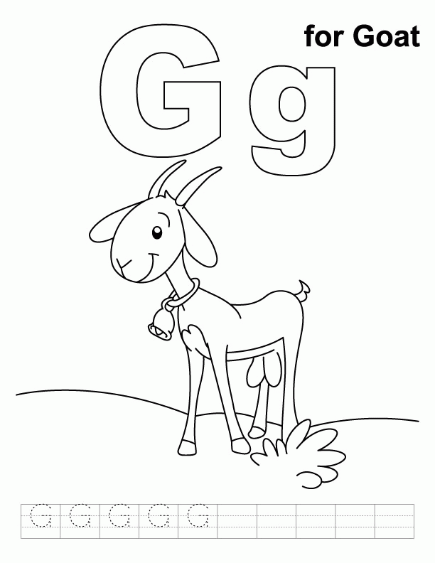 Letter G Coloring Pages Coloring Home