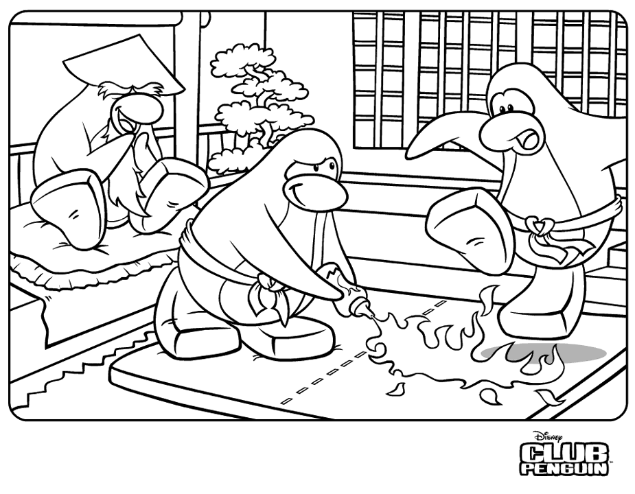 puffle pictrues Colouring Pages (page 2)