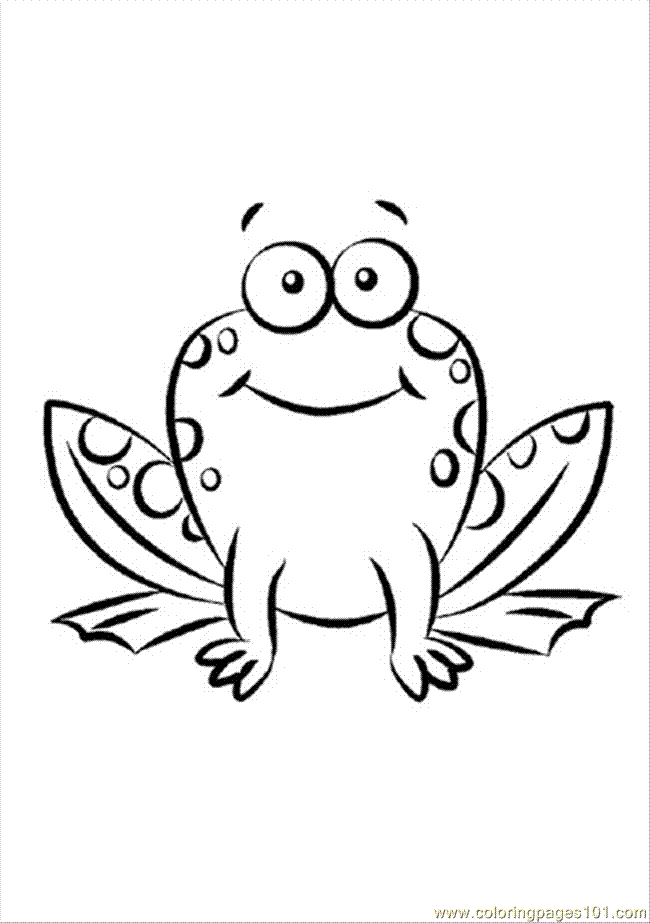 leo frog Colouring Pages