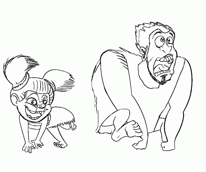 9 The Croods Coloring Page