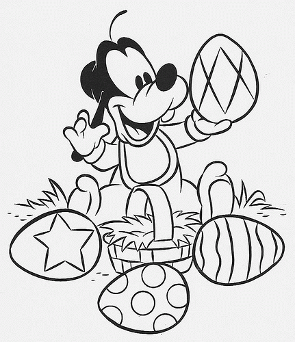 Download or print this amazing coloring page: Disney Babies :: Goofy...