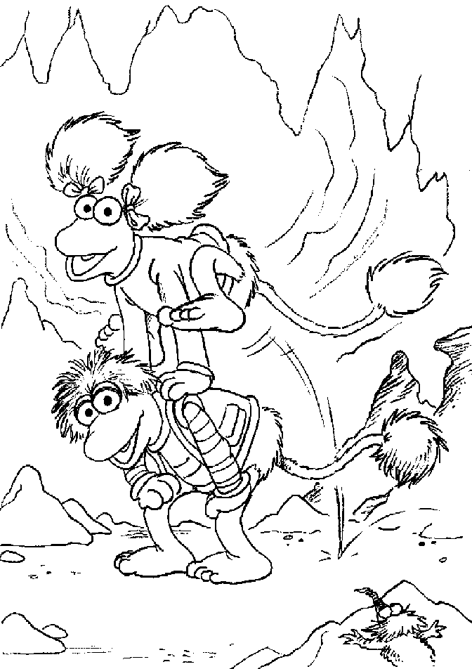 Rock Coloring Pages 5 10 From 64 Votes Fraggle Rock Coloring Pages 