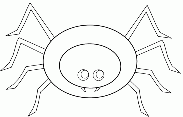 spiders eyes Colouring Pages