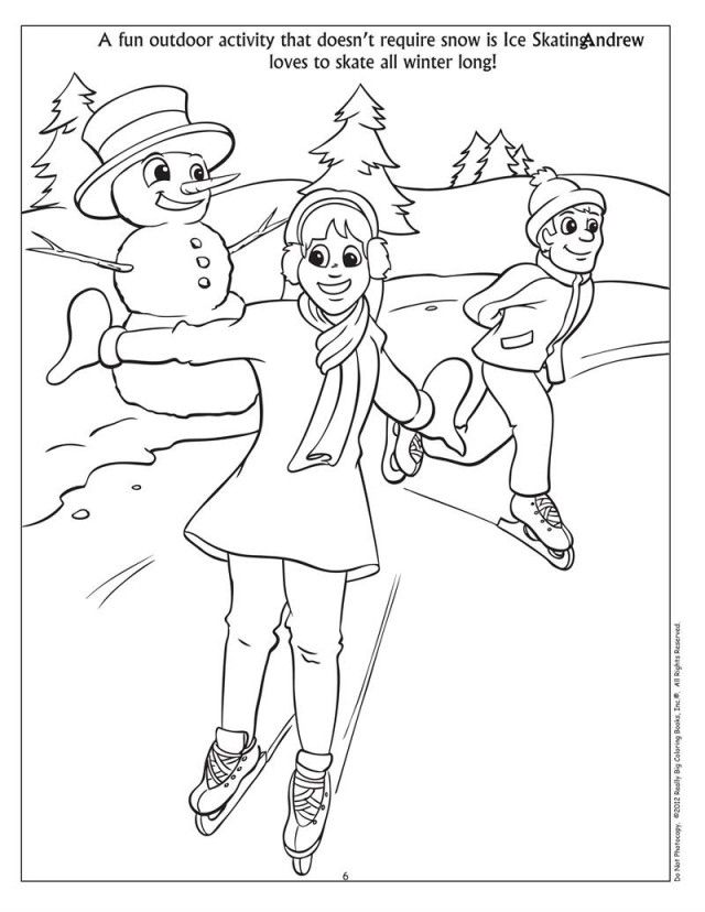 Coloring Books Personalized Winter Fun Coloring Book 258105 Winter 