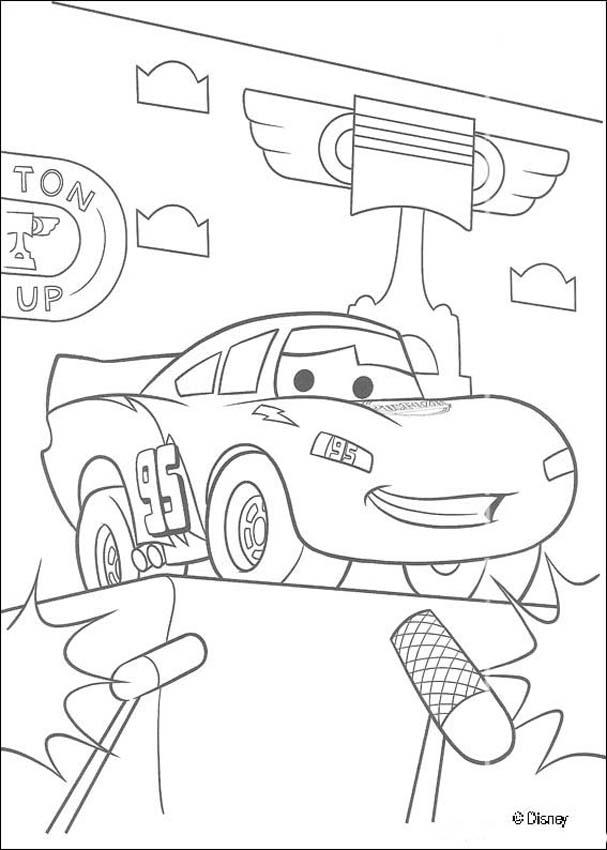 lightning Mcqueen Colouring Pages (page 2)