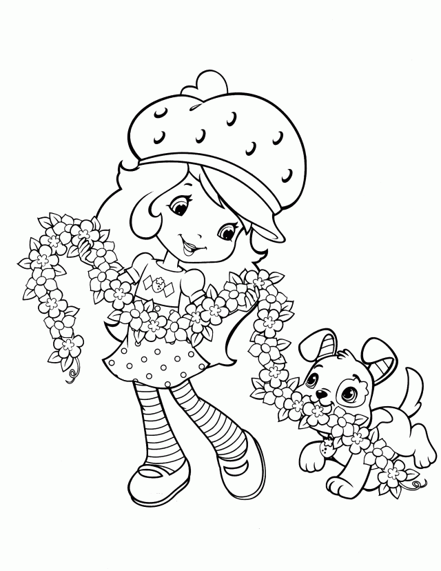 Strawberry Shortcake Coloring Page 47 | coloring pages