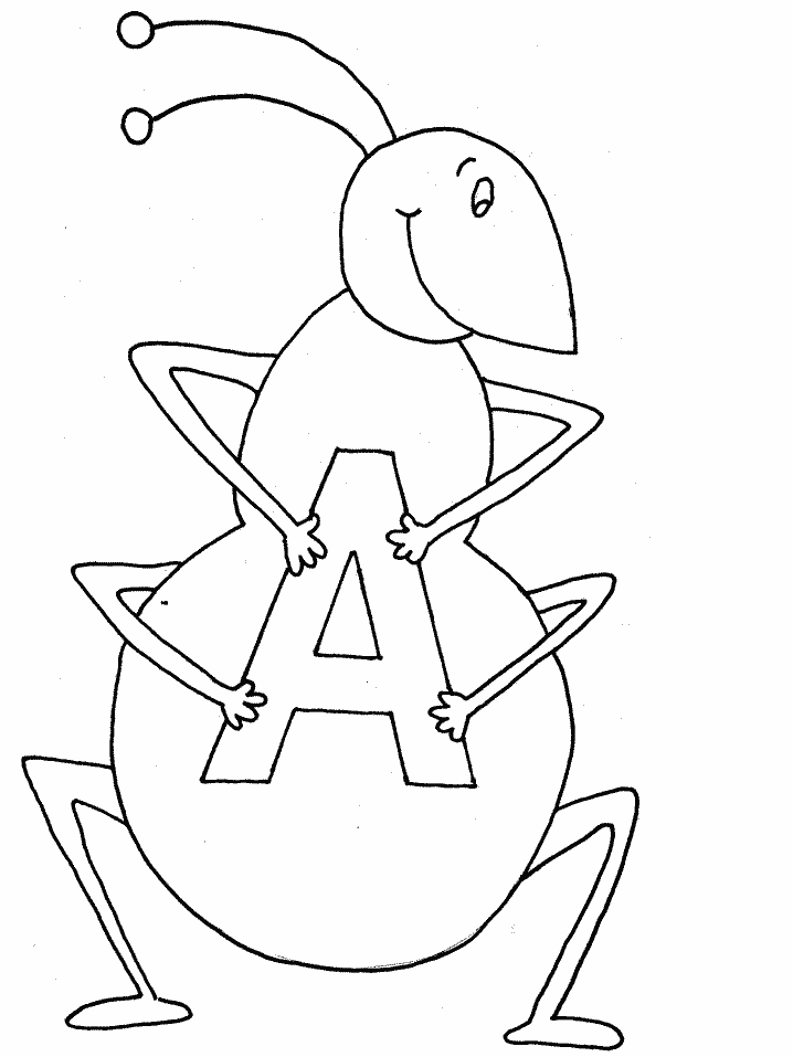 aa ant Colouring Pages