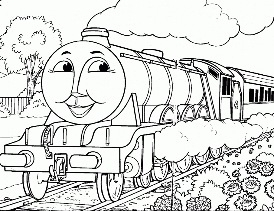Train Coloring Sheets Train Coloring Pages Thomas The Train Thomas 