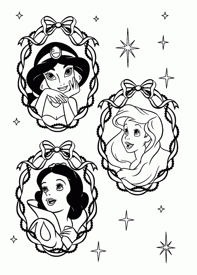 Princess Halloween Coloring Pages - Coloring Home