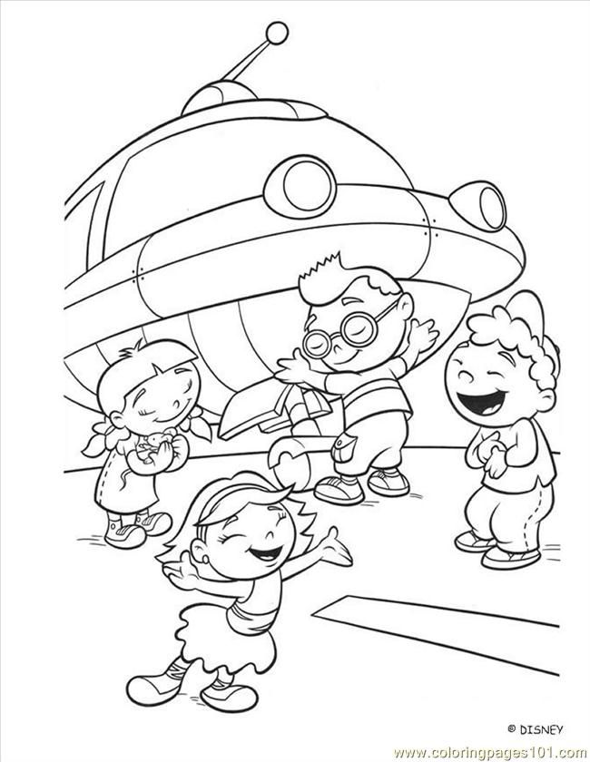 little einstein Colouring Pages (page 2)