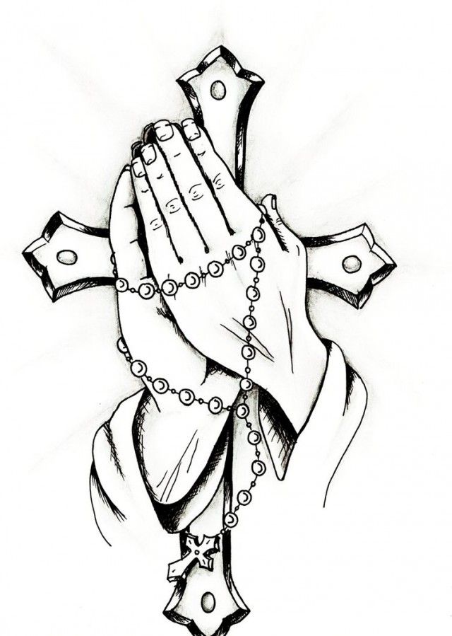 Praying Hands Tattoo ATOMcave 120953 Praying Hands Coloring Page