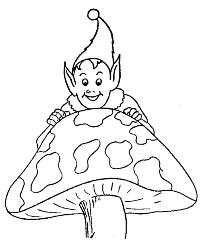 fairy elf Colouring Pages (page 2)