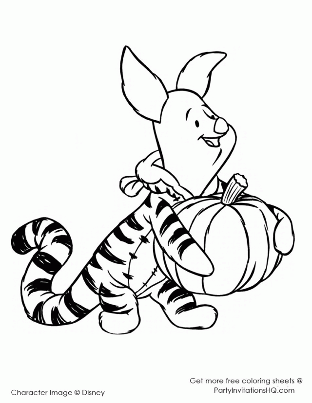 Winnie The Pooh Halloween Coloring Pages Coloring Book Area Best 