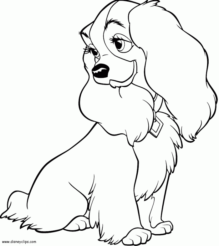 Lady And The Tramp 2 Coloring Pages | 99coloring.com