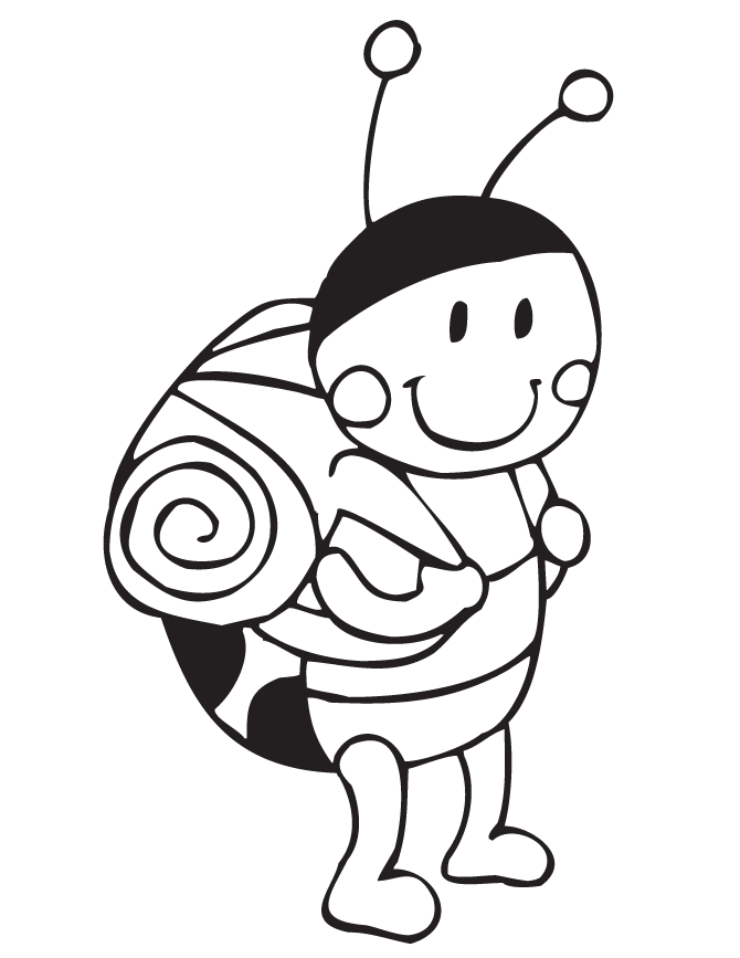 Realistic Ladybug Coloring Page | Free Printable Coloring Pages