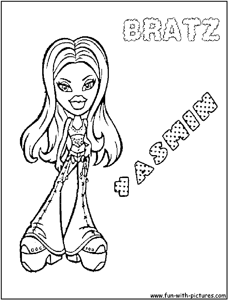 Bratz Coloring Pages - Free Printable Colouring Pages for kids to ...