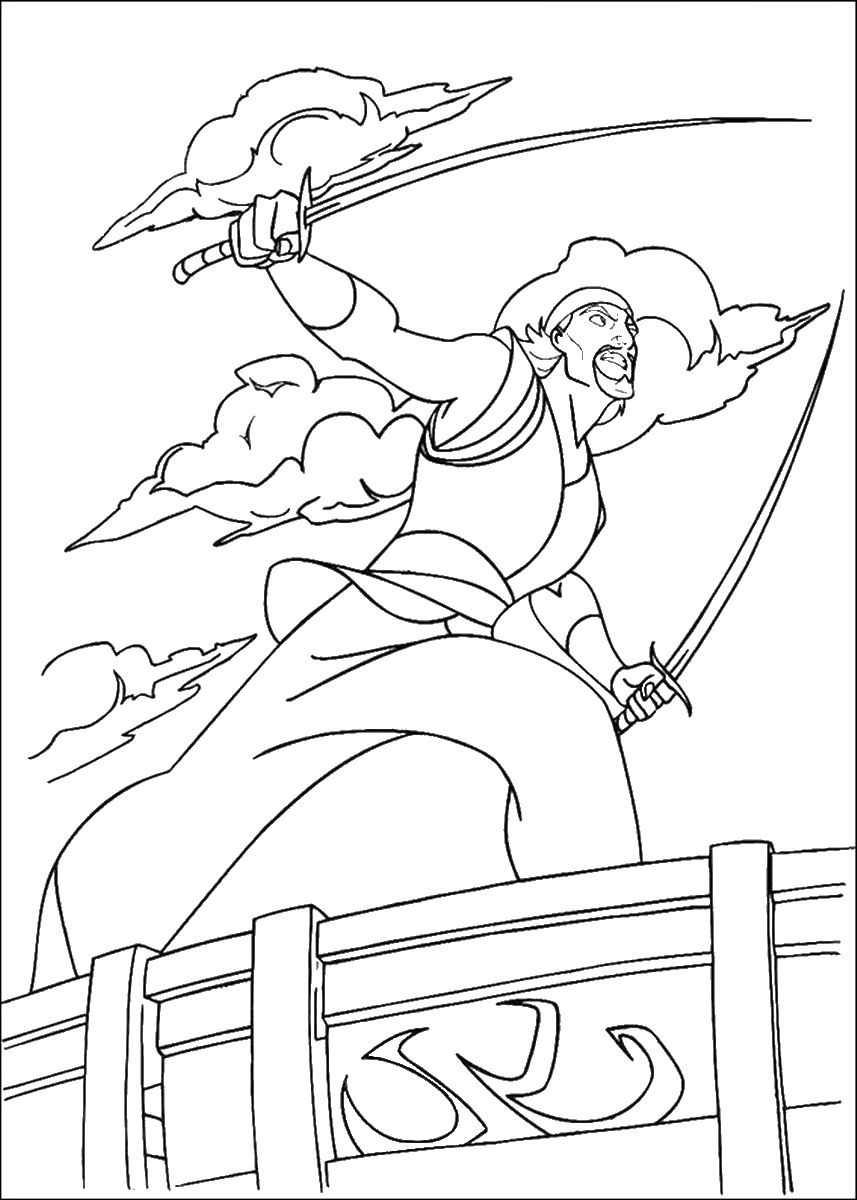 Sinbad Coloring Pages
