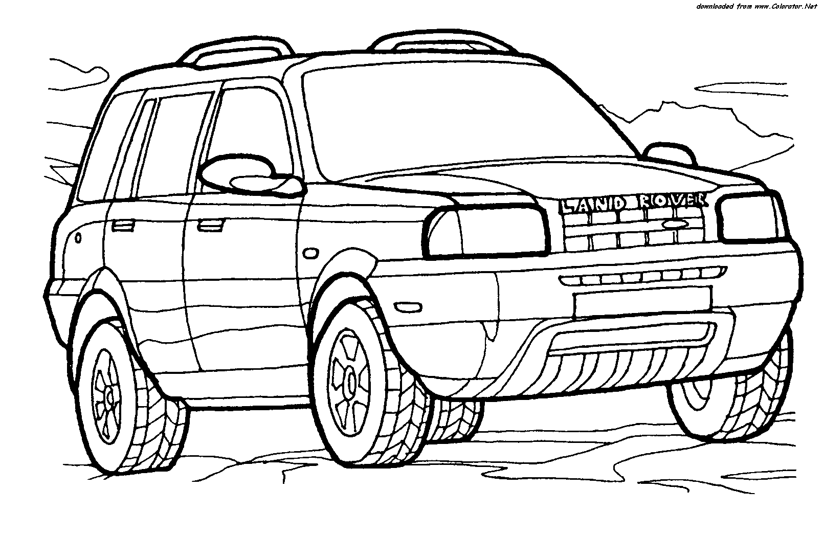 Download Landrover Coloring Pages - Coloring Home