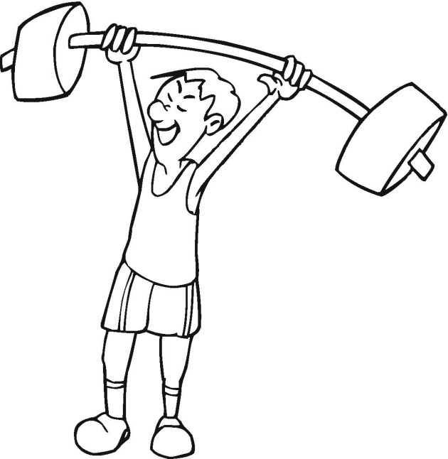 Exercise Coloring Pages Printable