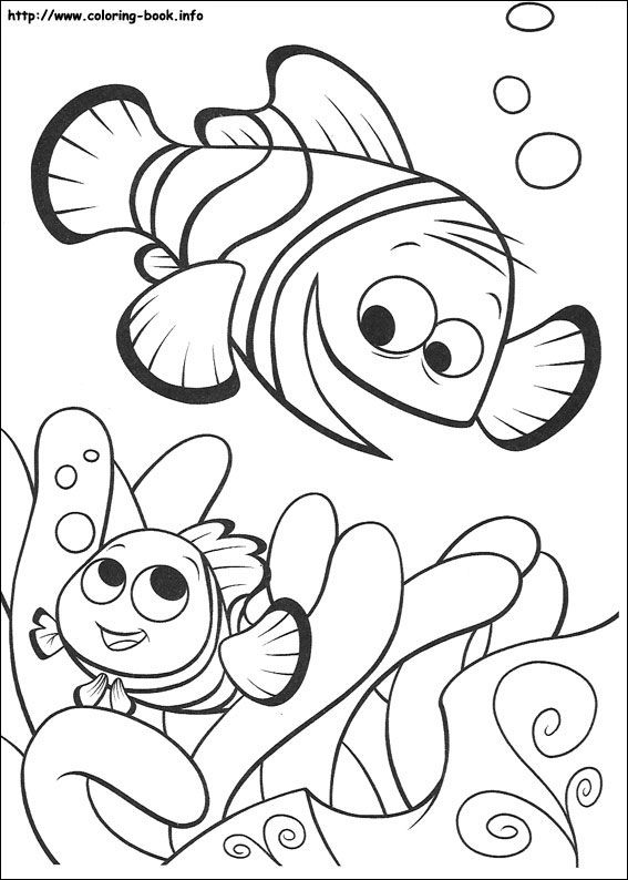 Finding Nemo coloring pages on Coloring-Book.info