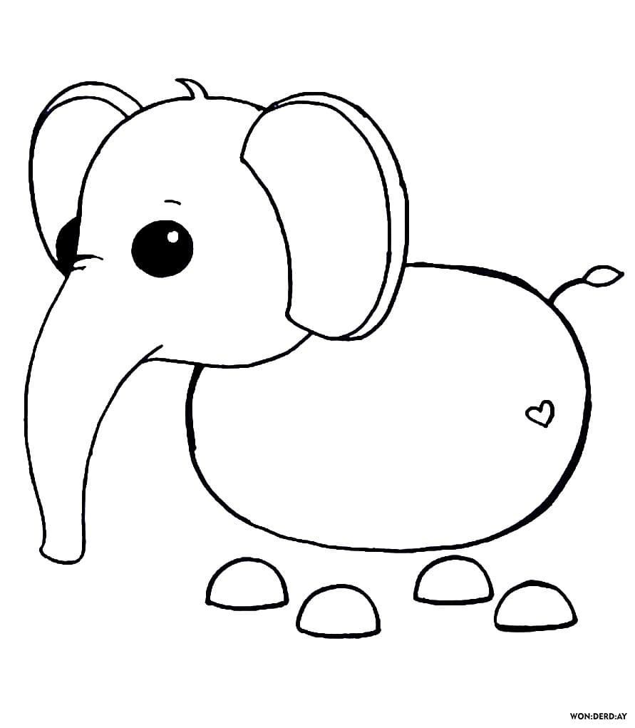 Adopt Me Pets Coloring Pages - Coloring Home