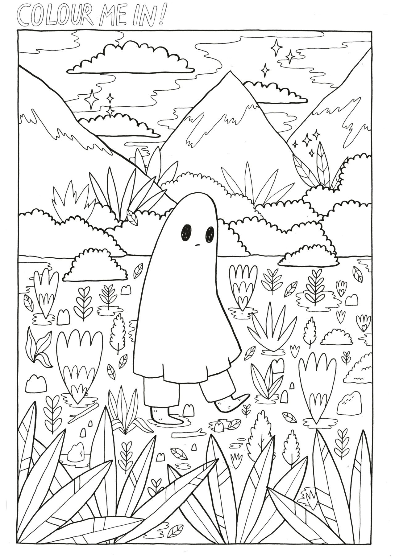 Aesthetic Coloring Pages Collection In 20   Tumblr Coloring ...