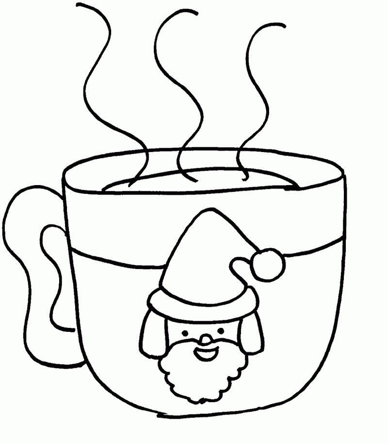 Free Hot Chocolate Coloring Page, Download Free Clip Art, Free Clip Art on  Clipart Library