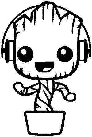 baby groot coloring page free | Drawing ...pinterest.at