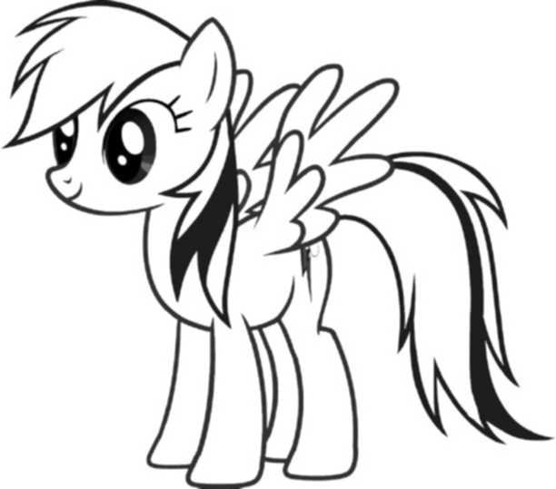 cute-my-little-pony-coloring-pages-rainbow-dash | | BestAppsForKids.com