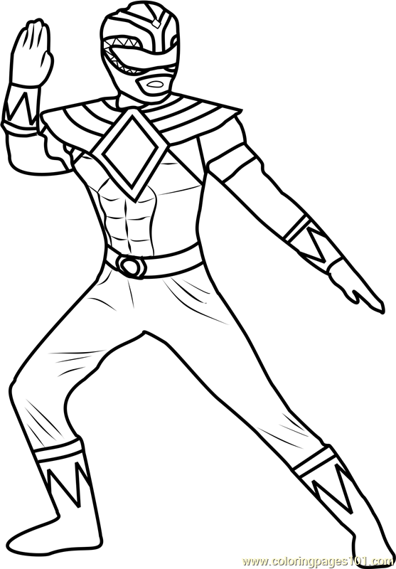 Power Ranger Green Coloring Page for Kids - Free Power Rangers Printable Coloring  Pages Online for Kids - ColoringPages101.com | Coloring Pages for Kids