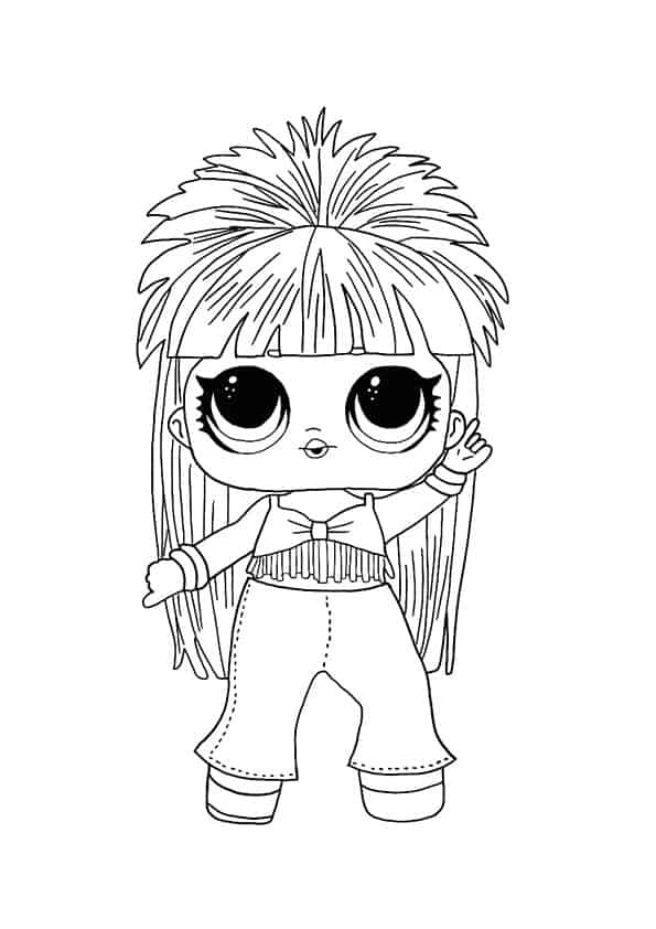 Lol Suprise Doll Disco Queen Coloring Pages - Lol Surprise Doll Coloring  Pages - Coloring Pages For Kids And Adults