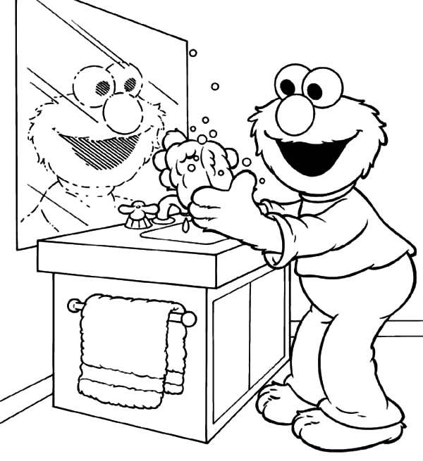 Download Washing Hands Coloring Pages Best Coloring Pages For Kids Coloring Home