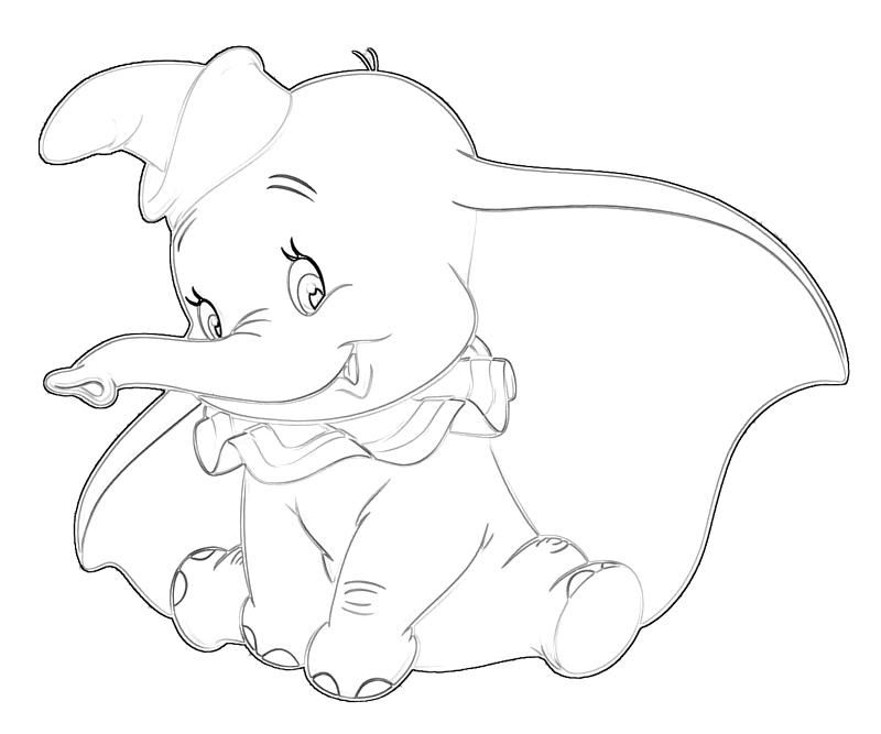 Dumbo Flying Coloring Pages Another dumbo coloring pages Cartoons