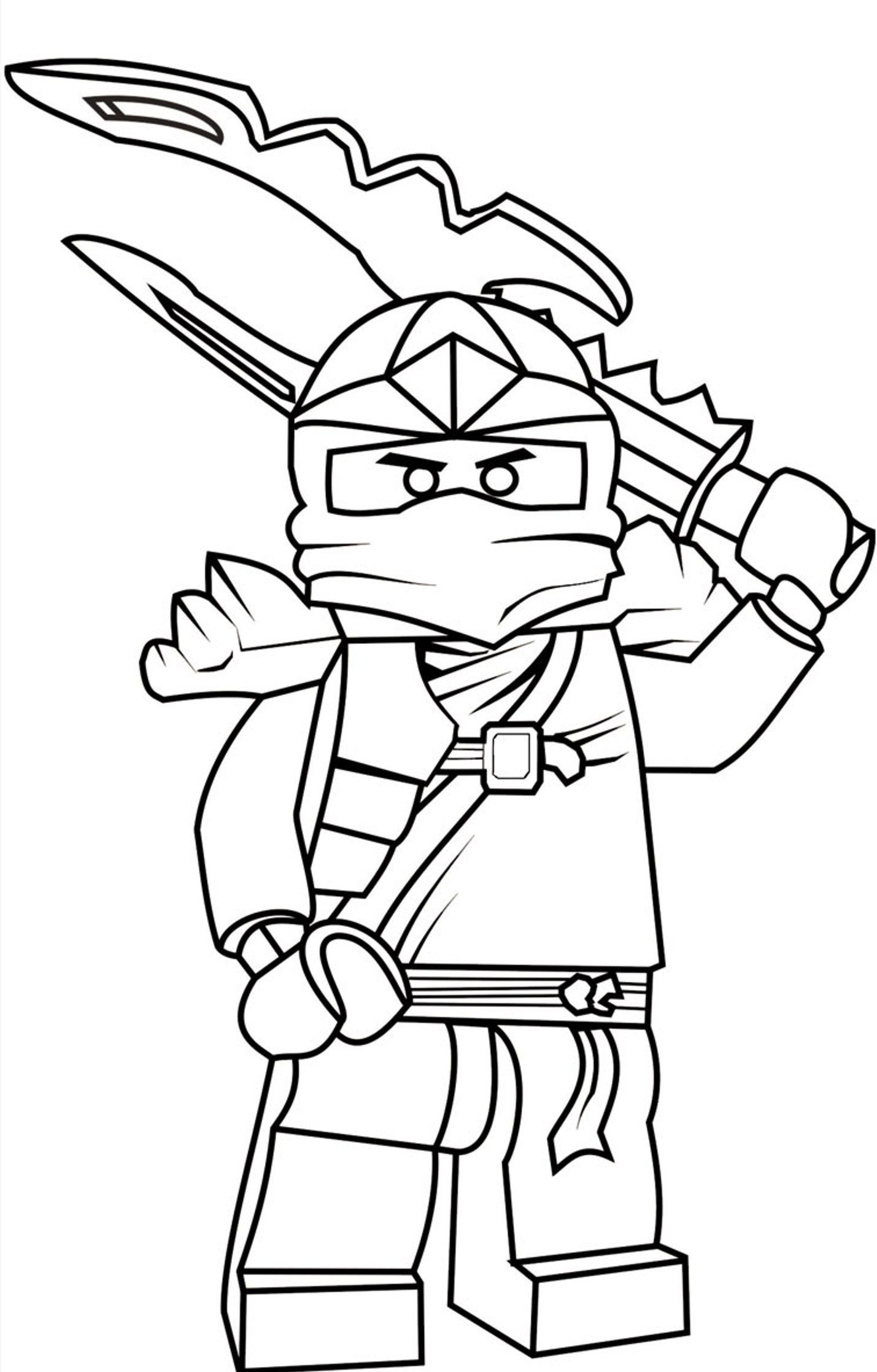 Cartoon Network Ninjago Coloring Pages - Coloring Pages For All Ages