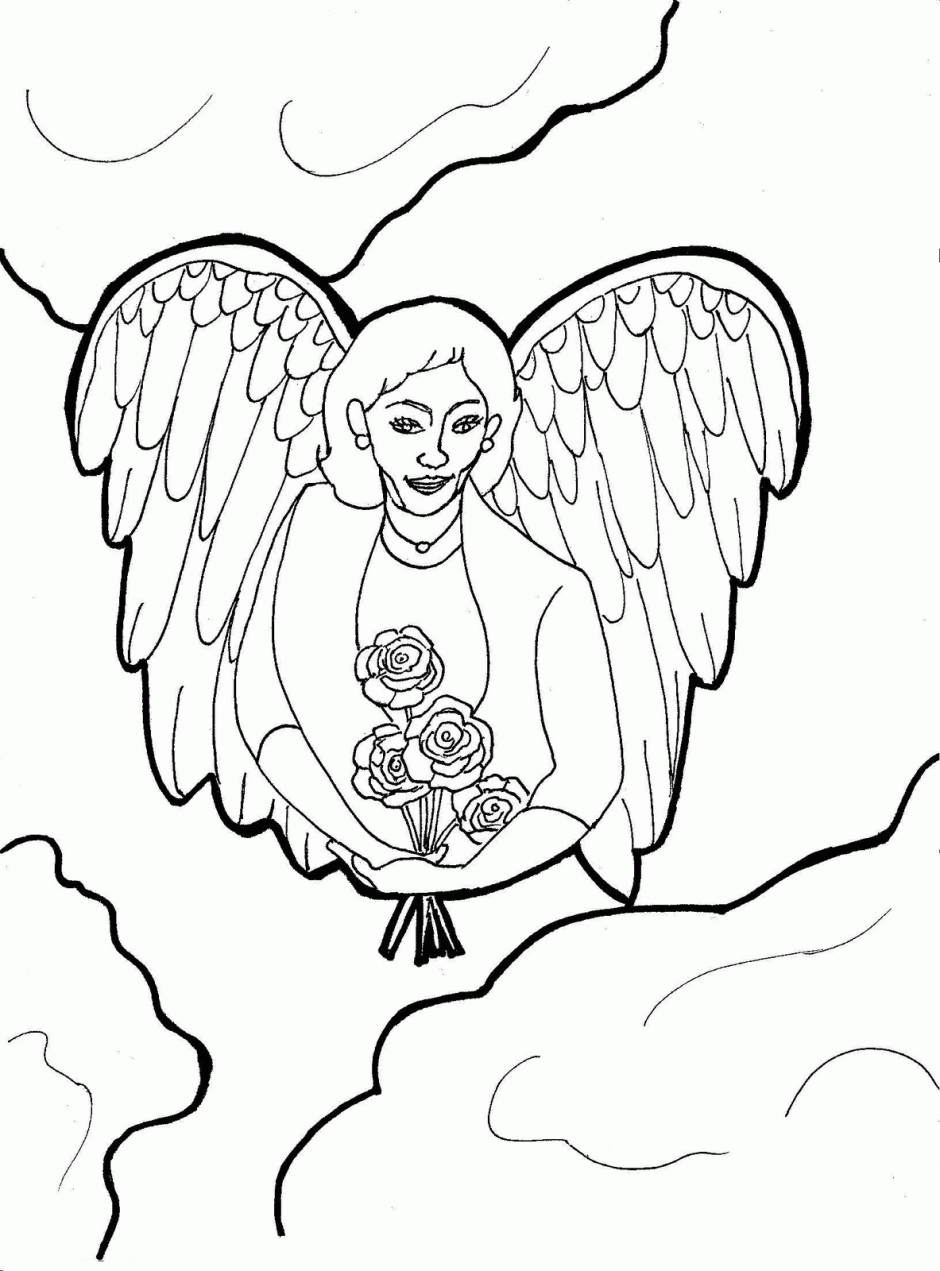 Guardian Angel Coloring Pages - Cliparts.co